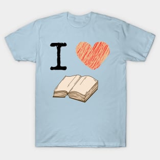 I love Books T-Shirt